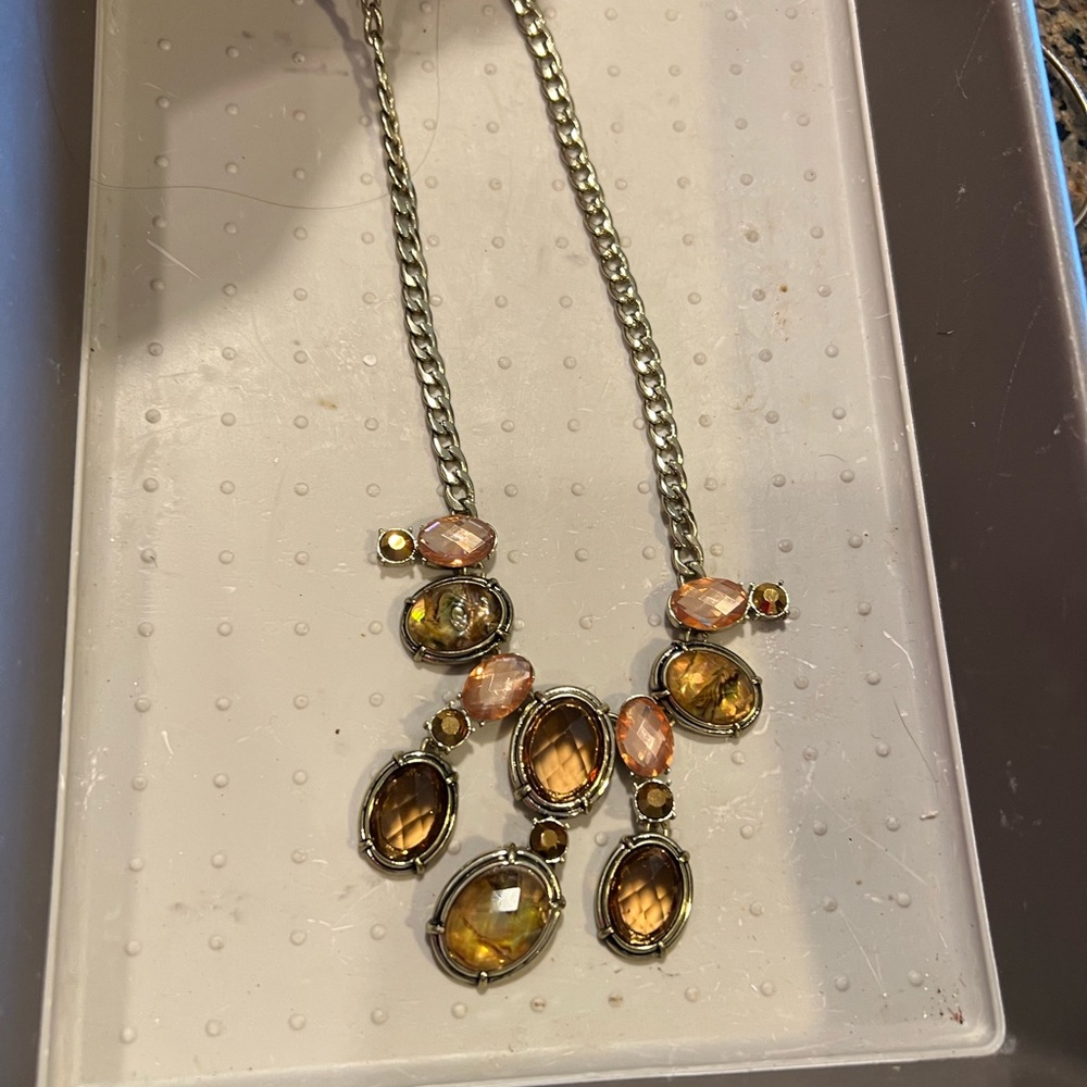 Gold Beaded JNY New York Necklace